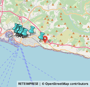 Mappa Via Stefano Prasca, 16148 Genova GE, Italia (4.51222)