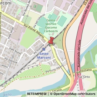 Mappa Via Ponte Albano, 40037 Sasso Marconi, Bologna (Emilia Romagna)