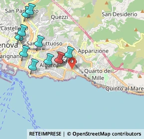 Mappa Piazza Cadevilla, 16131 Genova GE, Italia (2.24727)