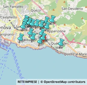 Mappa Piazza Cadevilla, 16147 Genova GE, Italia (1.4875)