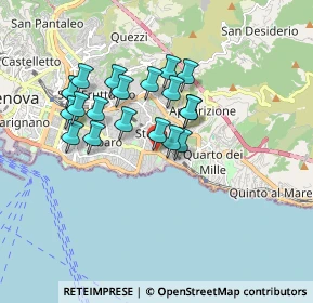 Mappa Piazza Cadevilla, 16146 Genova GE, Italia (1.45684)