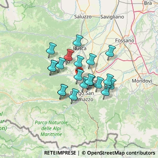 Mappa Via Cervasca, 12010 Bernezzo CN, Italia (10.309)