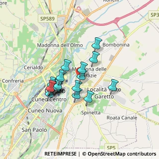 Mappa Plant 1: Via Castelletto Stura, 12100 Cuneo CN, Italia (1.425)