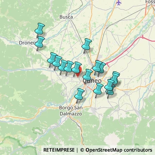 Mappa Via Monte Argentera, 12010 Cervasca CN, Italia (6.07824)