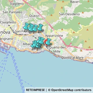 Mappa Passo Sante Sanguineti, 16147 Genova GE, Italia (1.31231)