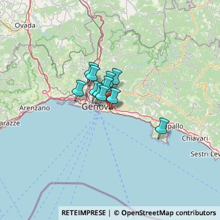 Mappa Passo Sante Sanguineti, 16147 Genova GE, Italia (7.36818)