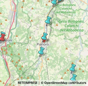 Mappa Via dell'Artigiano, 40065 Pianoro BO, Italia (7.325)