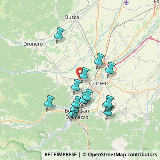 Mappa Via Nazionale, 12010 Cervasca CN, Italia (7.09071)