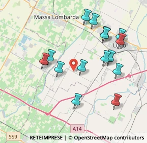 Mappa SP48, 48032 Cotignola RA, Italia (4.00533)