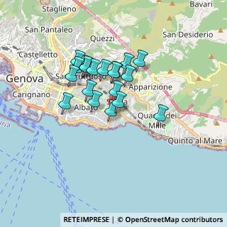 Mappa Via Caprera, 16146 Genova GE, Italia (1.389)