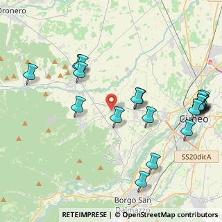 Mappa Via Divisione Cuneense, 12010 Bernezzo CN, Italia (5.0975)