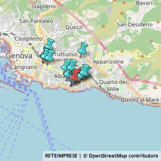 Mappa Caprera, 16146 Genova GE, Italia (1.03714)