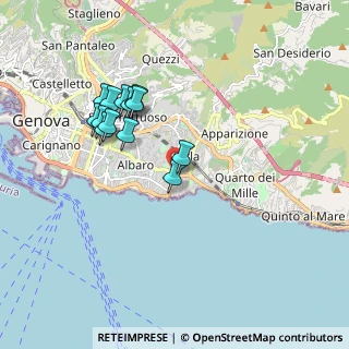 Mappa Caprera, 16146 Genova GE, Italia (1.70462)