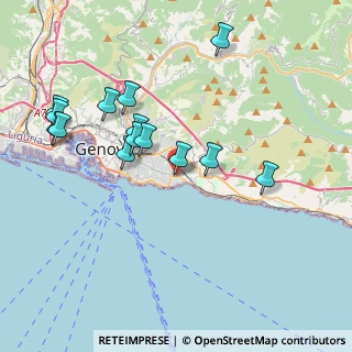 Mappa Via Caprera, 16147 Genova GE, Italia (3.99357)