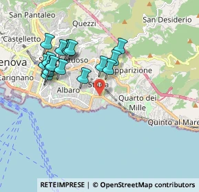 Mappa Via Pelio, 16147 Genova GE, Italia (1.80412)