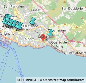 Mappa Via Caprera, 16147 Genova GE, Italia (3.08765)