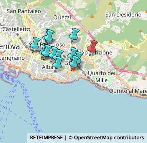 Mappa Via Pelio, 16147 Genova GE, Italia (1.315)