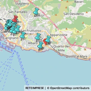 Mappa Via Pelio, 16147 Genova GE, Italia (2.96263)