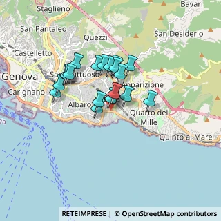 Mappa Via Caprera, 16147 Genova GE, Italia (1.293)