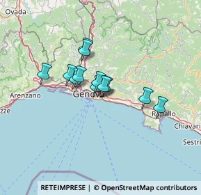 Mappa Via Pelio, 16147 Genova GE, Italia (9.24167)