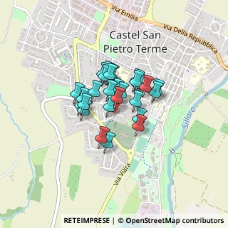 Mappa Via Carlo Alberto dalla Chiesa, 40024 Castel San Pietro Terme BO, Italia (0.27185)