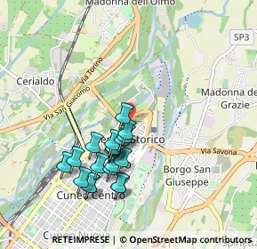 Mappa Via Carlo Manfredi Di Luserna, 12100 Cuneo CN, Italia (0.8675)
