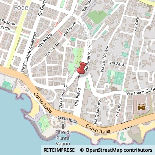 Mappa Via Piave, 34 r, 16145 Genova, Genova (Liguria)