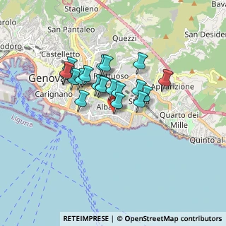 Mappa Via Cesare Rossi, 16146 Genova GE, Italia (1.3025)