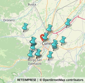 Mappa Via Valle Maira, 12100 Cuneo CN, Italia (5.91357)