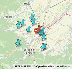 Mappa Via Valle Maira, 12100 Cuneo CN, Italia (5.40167)