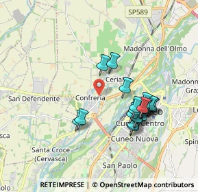 Mappa Via Valle Maira, 12100 Cuneo CN, Italia (1.7375)