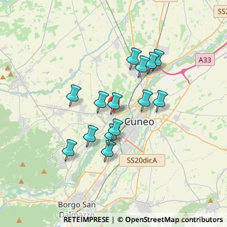 Mappa Via Valle Maira, 12100 Cuneo CN, Italia (3.04857)