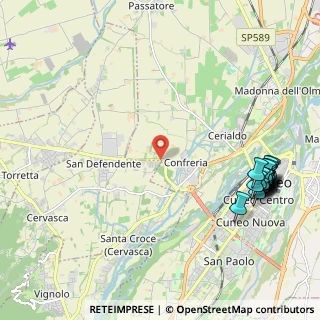 Mappa Via Mondole', 12010 Cuneo CN, Italia (2.8555)