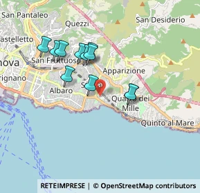 Mappa Via Vittorino Era, 16147 Genova GE, Italia (1.55273)