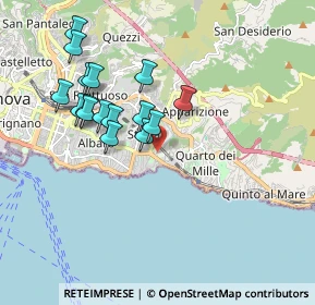 Mappa Via Vittorino Era, 16147 Genova GE, Italia (1.74688)