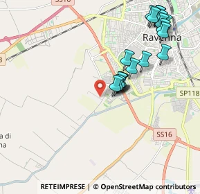 Mappa Carraia Madonnina, 48124 Ravenna RA, Italia (2.2305)