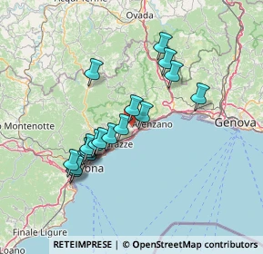 Mappa Strada di Pratozanino, 16016 Sciarborasca GE, Italia (12.85556)