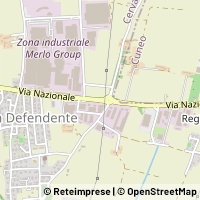 Mapa Cuneo