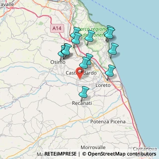 Mappa Via Pio La Torre, 60022 Castelfidardo AN, Italia (6.50769)