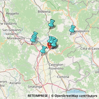 Mappa Via Giacomo Leopardi, 52100 Arezzo AR, Italia (8.40909)