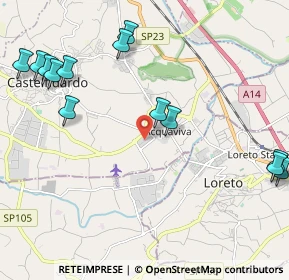 Mappa Via Enzo Ferrari, 60022 Castelfidardo AN, Italia (2.74615)