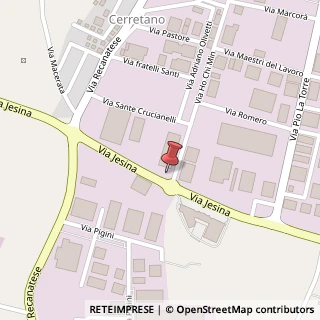 Mappa Via Ho Chi Minh, 1, 60022 Castelfidardo, Ancona (Marche)