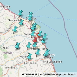 Mappa Via Barca S.n., 60025 Loreto AN, Italia (14.9975)
