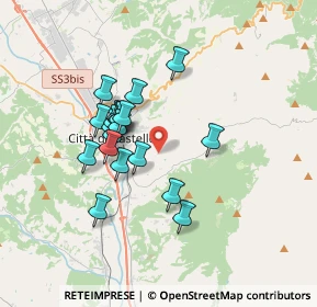 Mappa Bisacchi vocabolo San Giovanni, 06012 Città di Castello PG, Italia (2.9345)