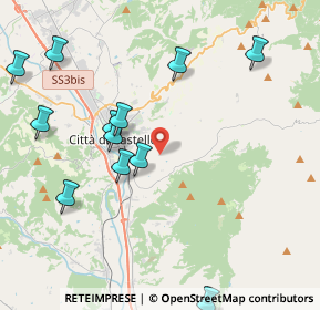 Mappa Bisacchi vocabolo San Giovanni, 06012 Città di Castello PG, Italia (4.80083)