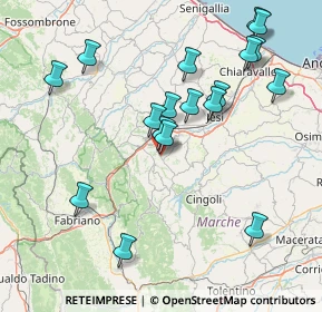 Mappa Cupramontana, 60034 Cupramontana AN, Italia (17.08167)