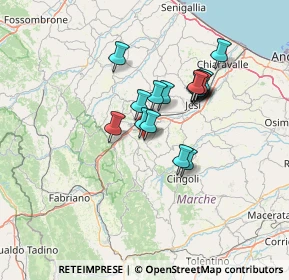 Mappa Cupramontana, 60034 Cupramontana AN, Italia (10.78706)