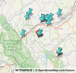 Mappa Cupramontana, 60034 Cupramontana AN, Italia (7.02412)