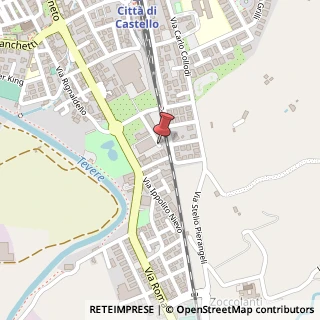 Mappa Viale V. E. Orlando, 29, 06012 Città di Castello, Perugia (Umbria)