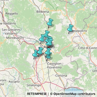 Mappa Via Generale da Bormida, 52100 Arezzo AR, Italia (7.73538)